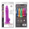 Dildo do pochwy i anala Rick.G fioletowy 22cm